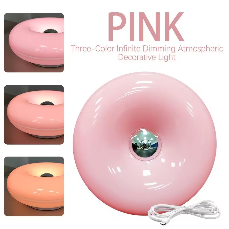 Rechargeable Donut Table Lamp