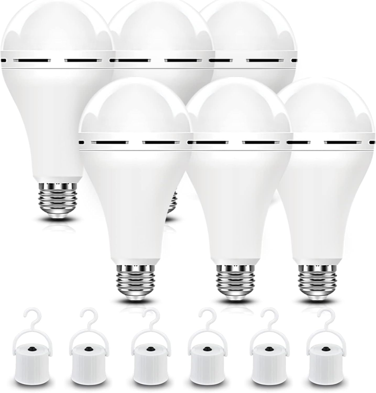 4-Pack Rechargeable Emergency LED Light Bulbs