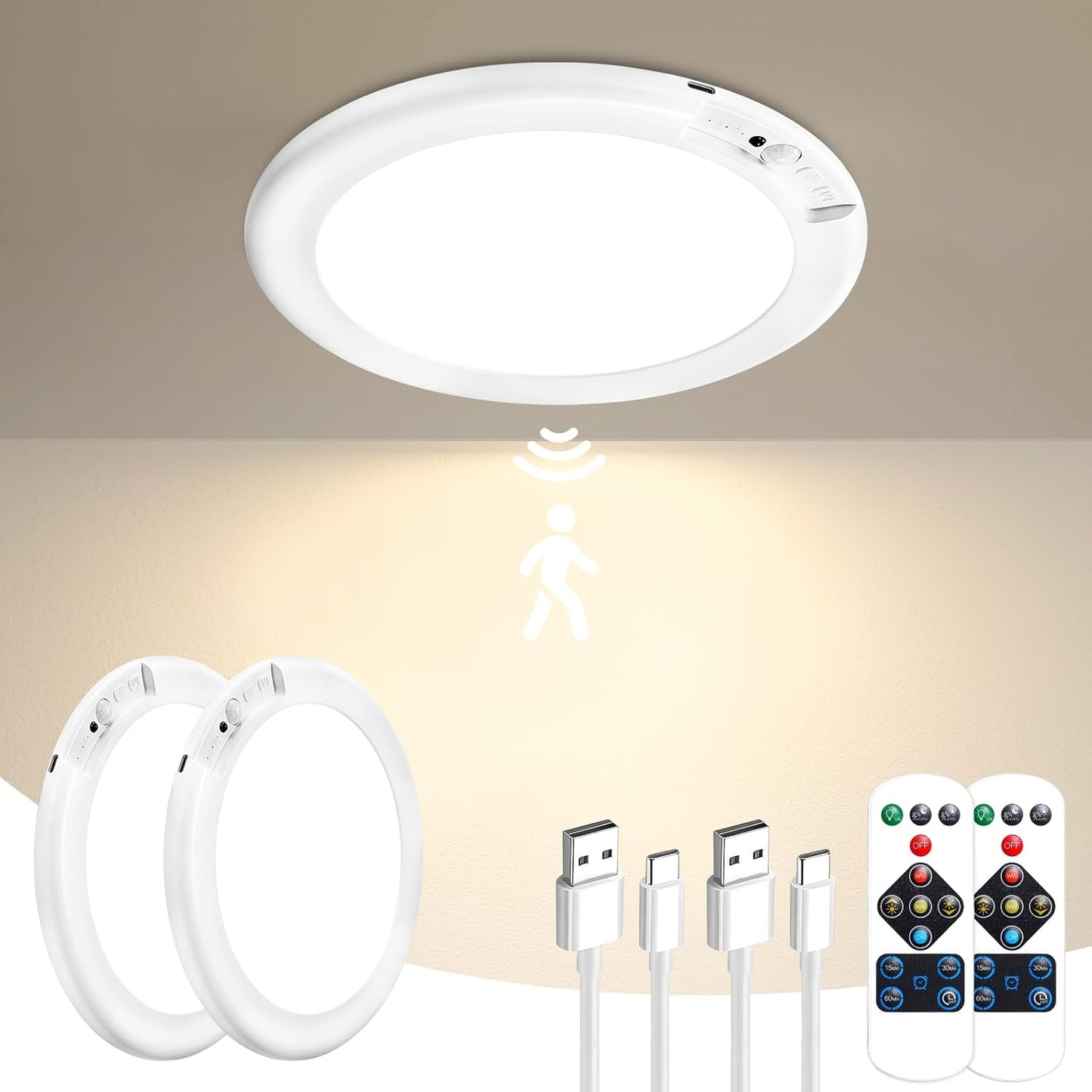 Wireless Rechargeable Ceiling Light