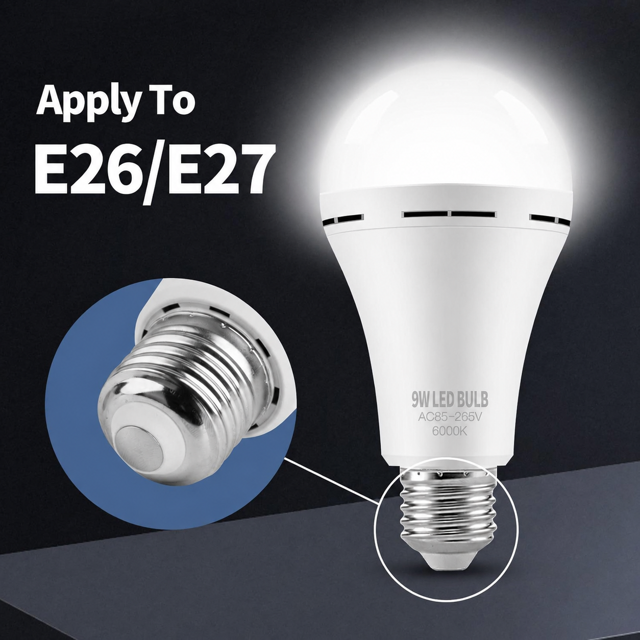 Rechargeable Emergency LED Light Bulbs