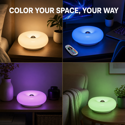 Rechargeable Donut Table Lamp