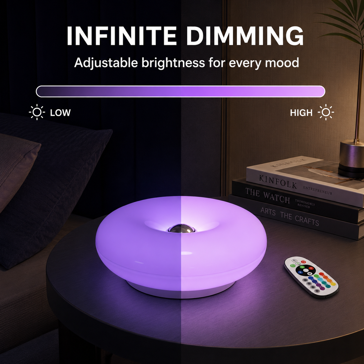 Rechargeable Donut Table Lamp