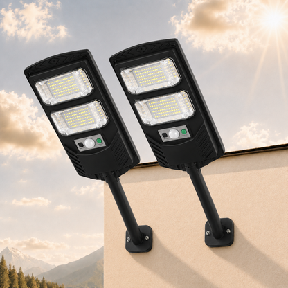 2-Pack 12000LM Solar Street Lights