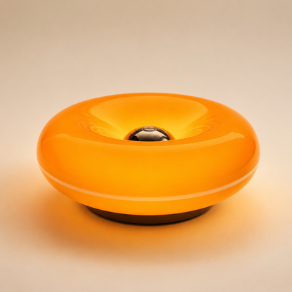 Orange Donut Table Lamp