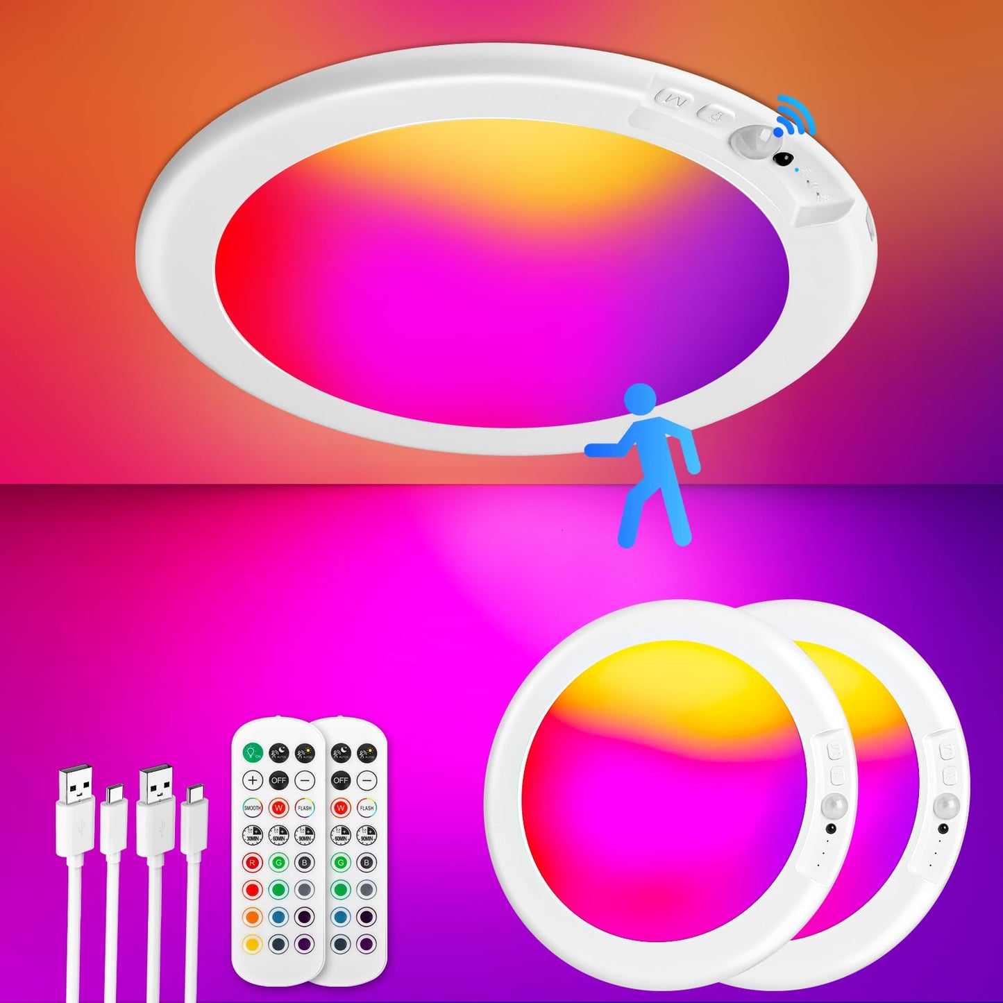 Wireless Rechargeable Ceiling Light