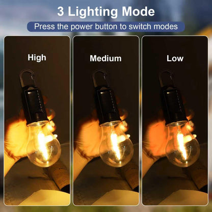 Solar & USB Rechargeable LED Tent Lights