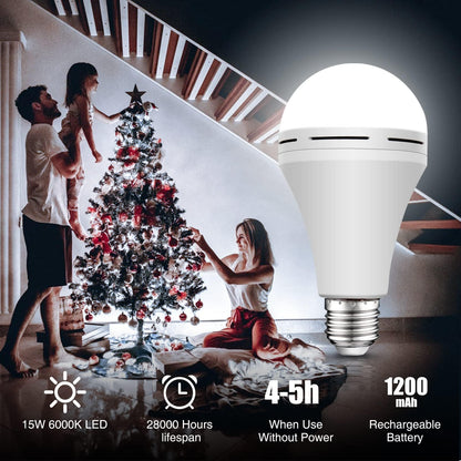 4-Pack Rechargeable Emergency LED Light Bulbs