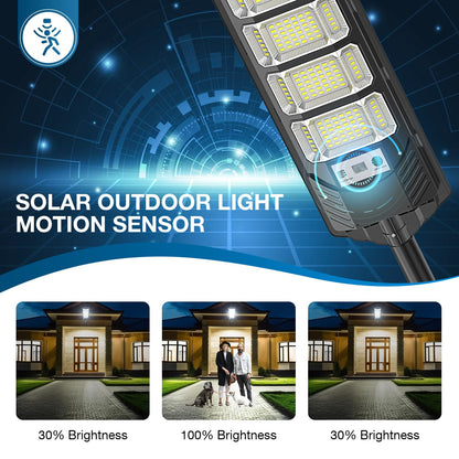 2-Pack 12000LM Solar Street Lights