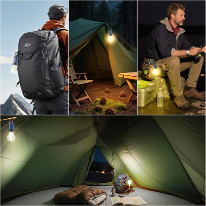 Solar & USB Rechargeable LED Tent Lights